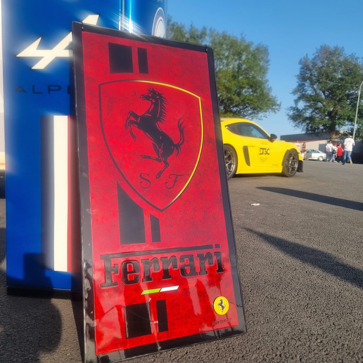 Plaque décorative FERRARI