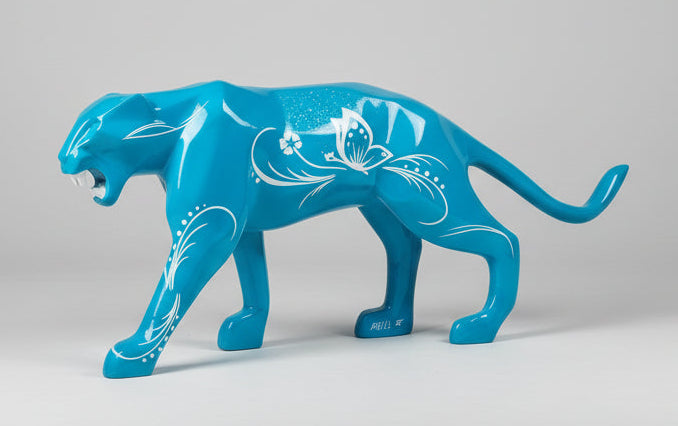 Panthère ORIGAMI grandeur nature 140cm