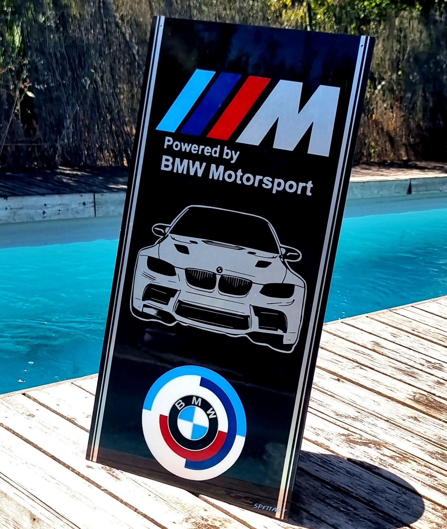 Plaque décorative BMW