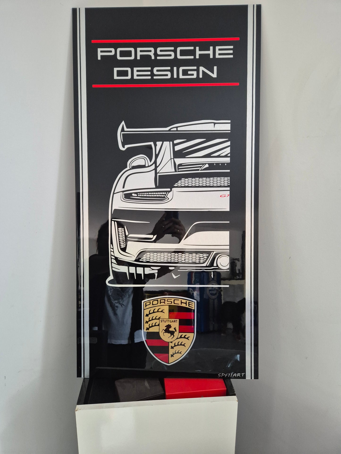 Plaque décorative PORSCHE