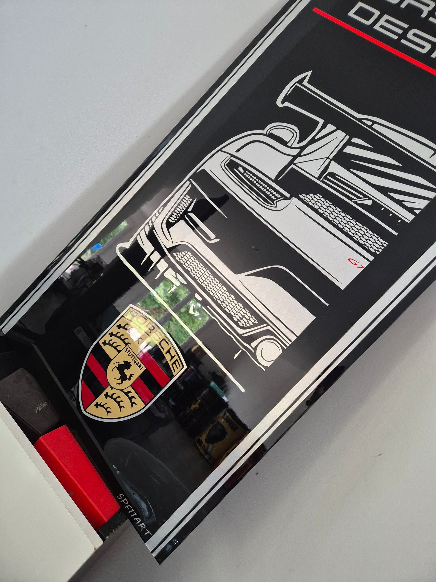 Plaque décorative PORSCHE