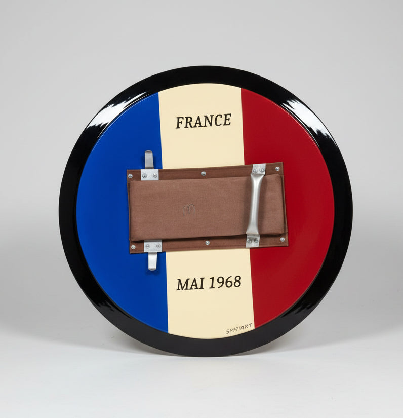 Bouclier CRS 1968 déco France & Devise