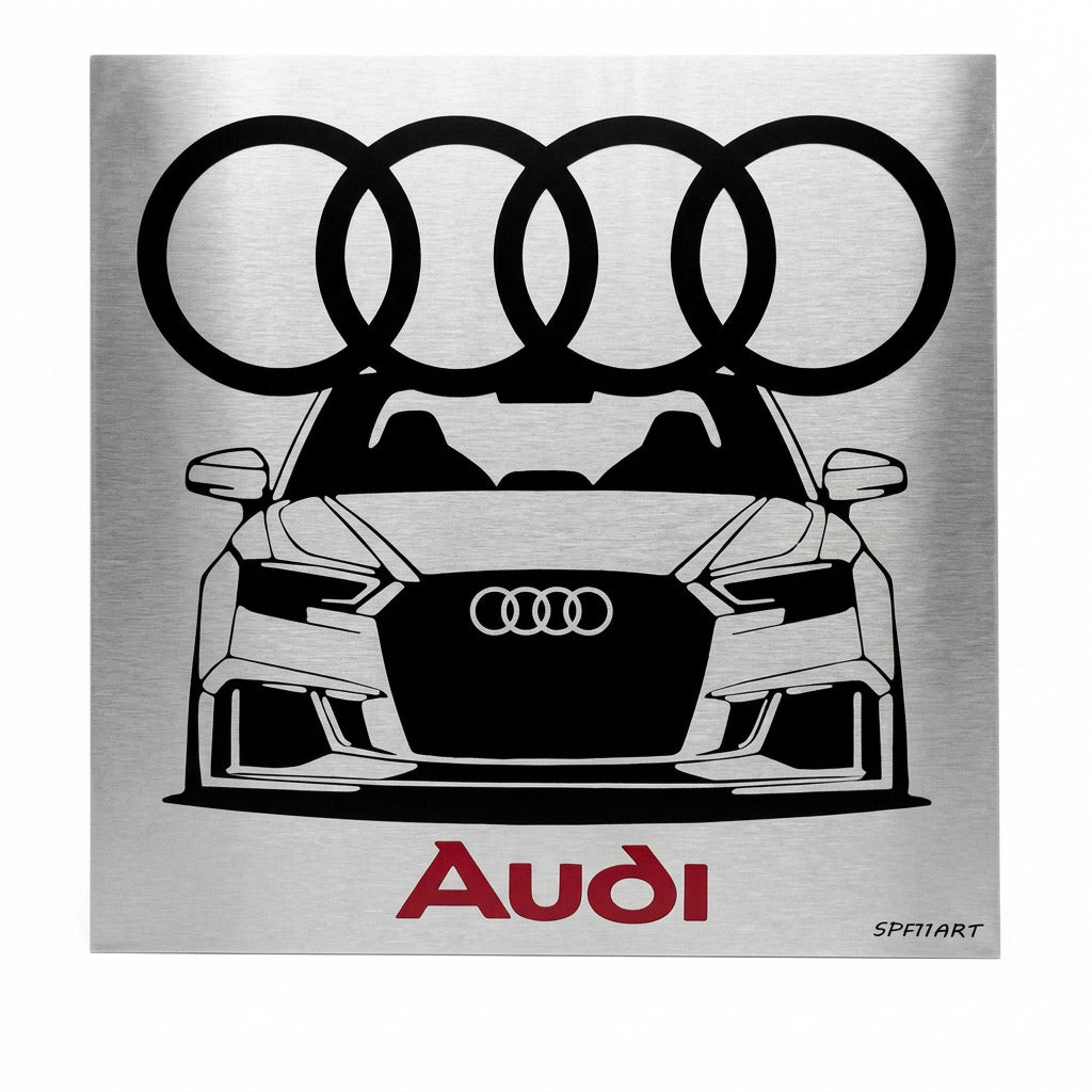 Plaque décorative AUDI