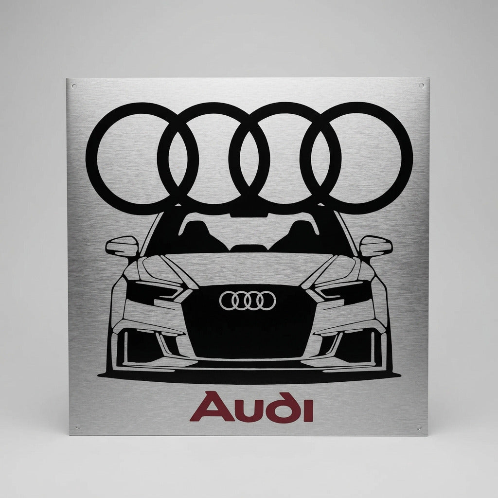 Plaque décorative AUDI