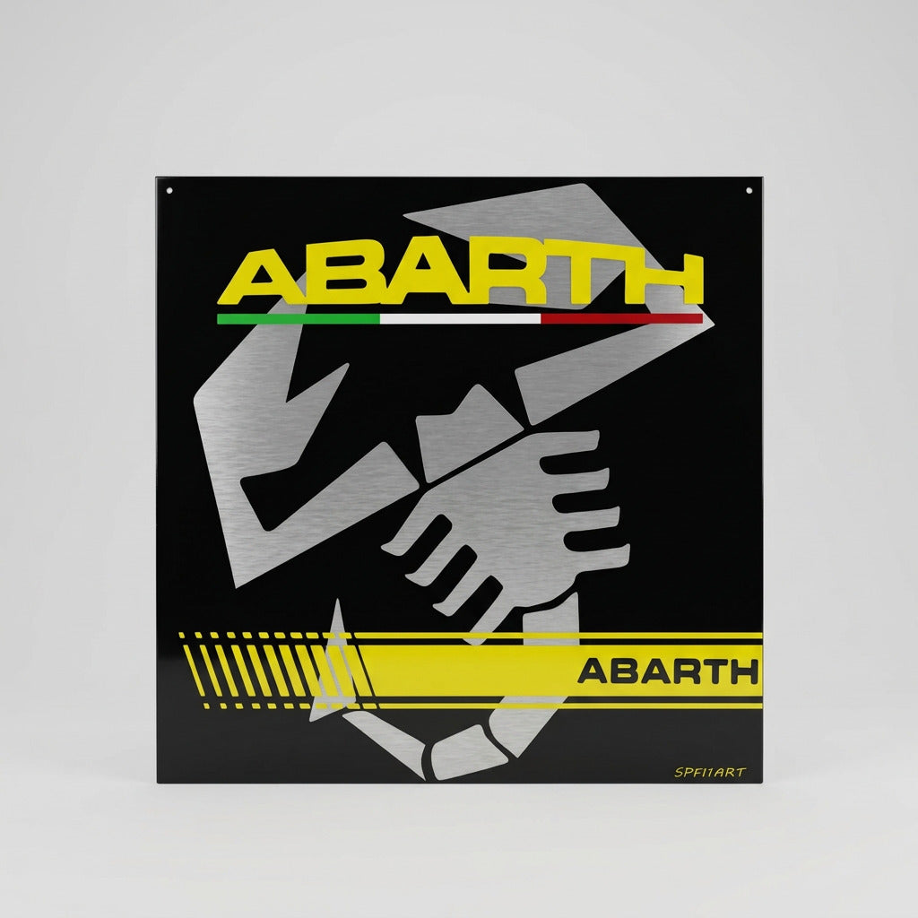Plaque décorative ABARTH