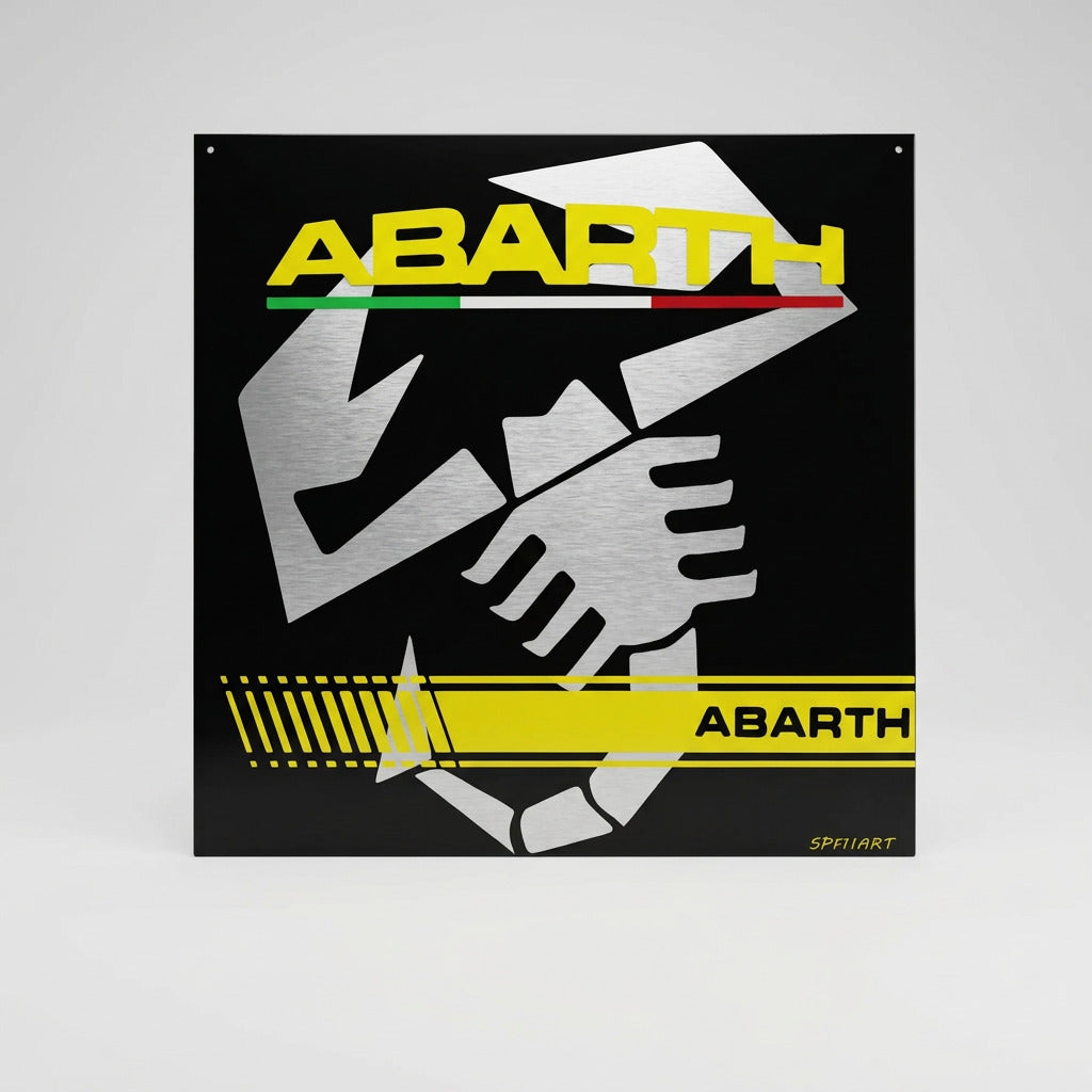 Plaque décorative ABARTH