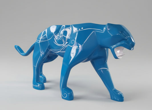 Panthère ORIGAMI grandeur nature 140cm