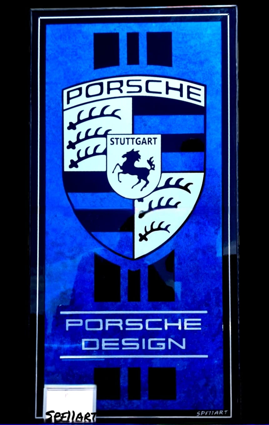 Plaque décorative PORSCHE