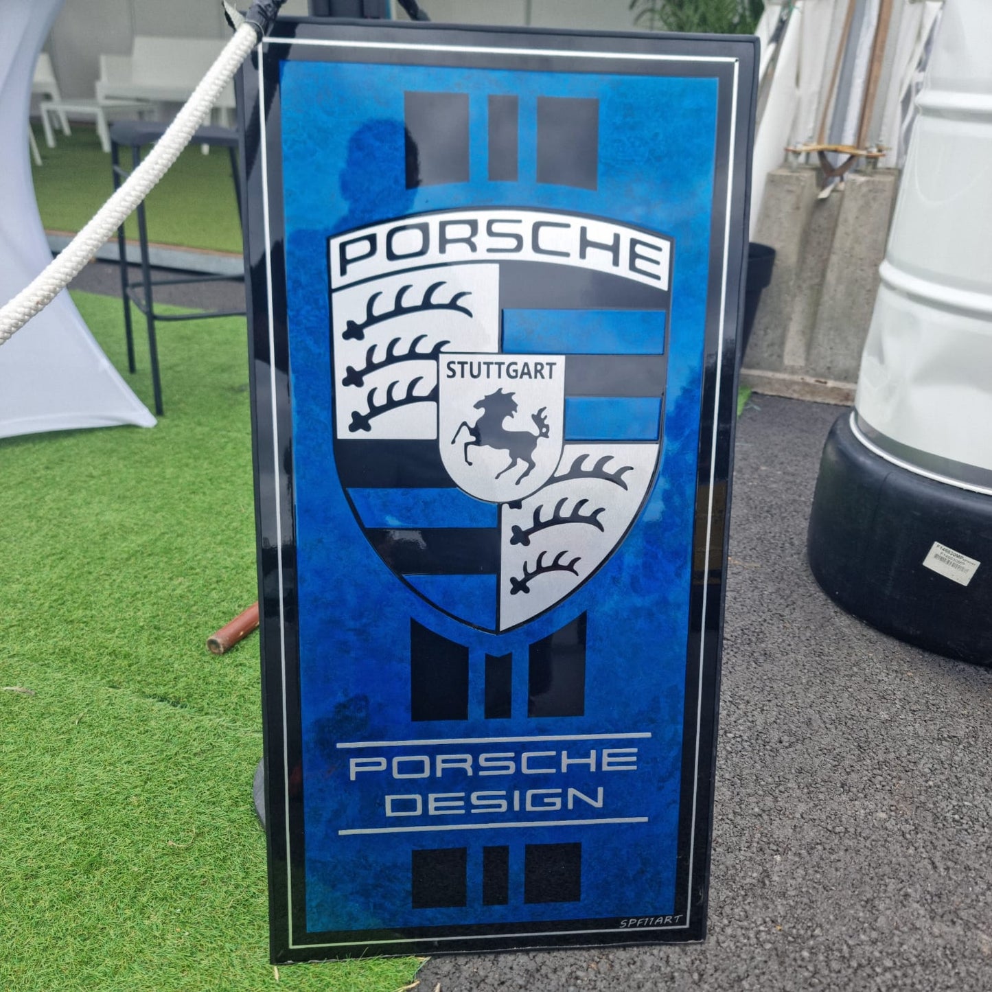 Plaque décorative PORSCHE