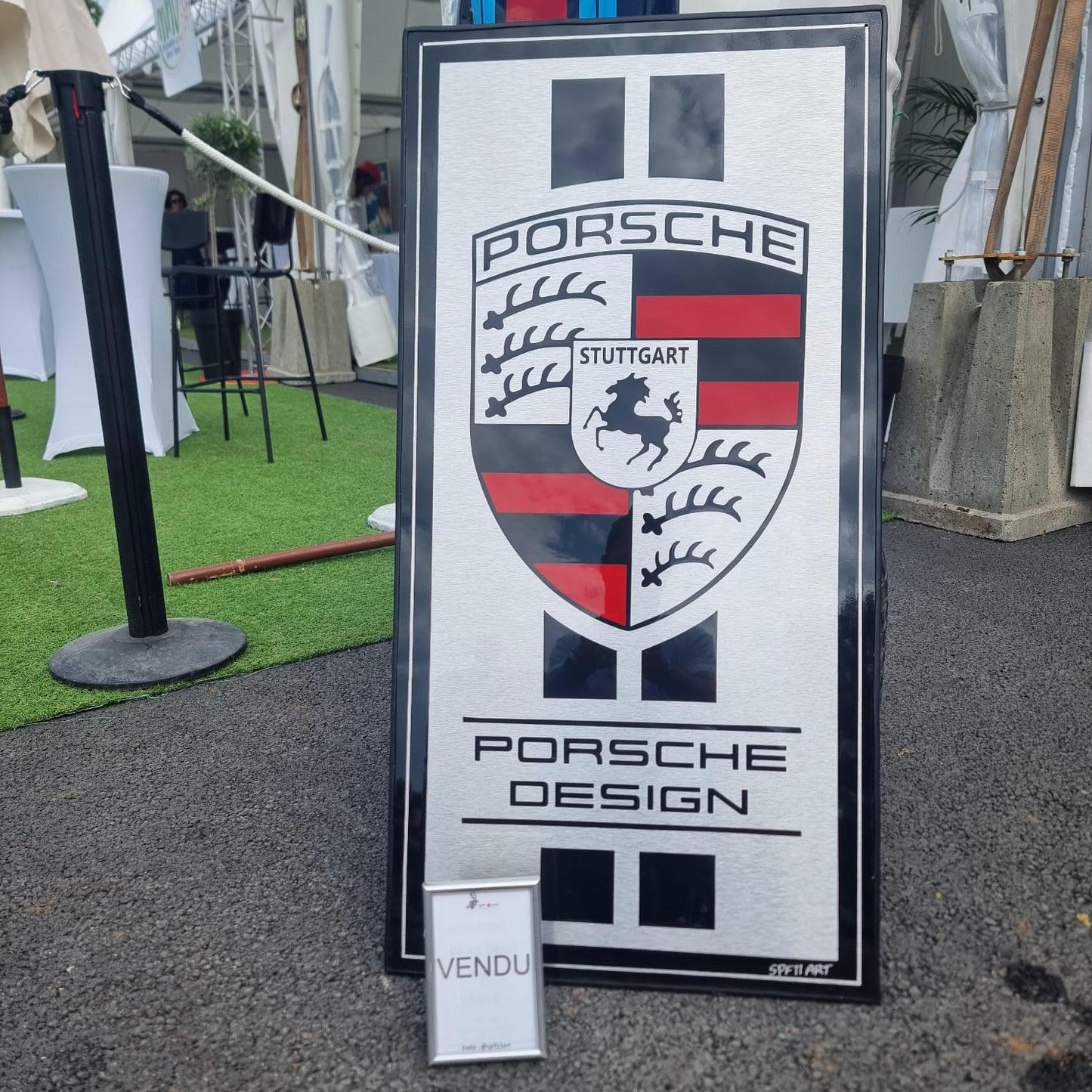 Plaque décorative PORSCHE