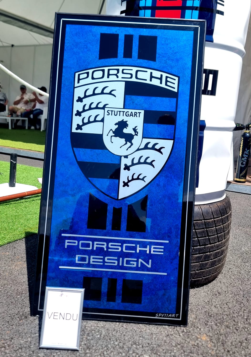 Plaque décorative PORSCHE