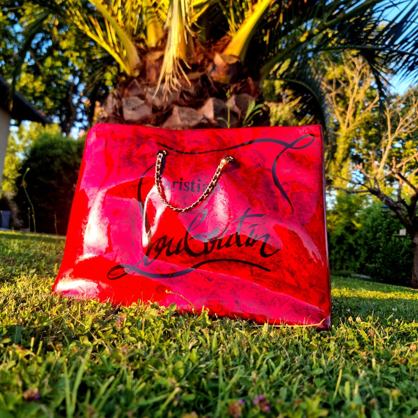 Sac Décoratif Louboutin en résine
