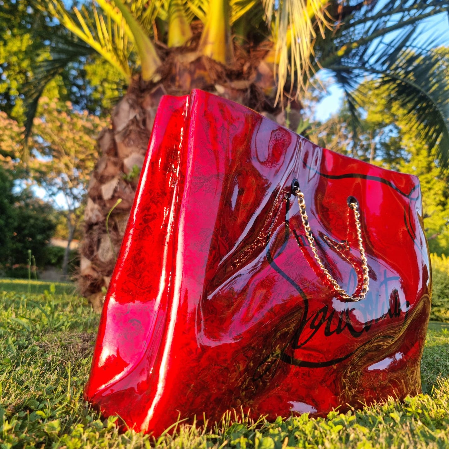 Sac Décoratif Louboutin en résine