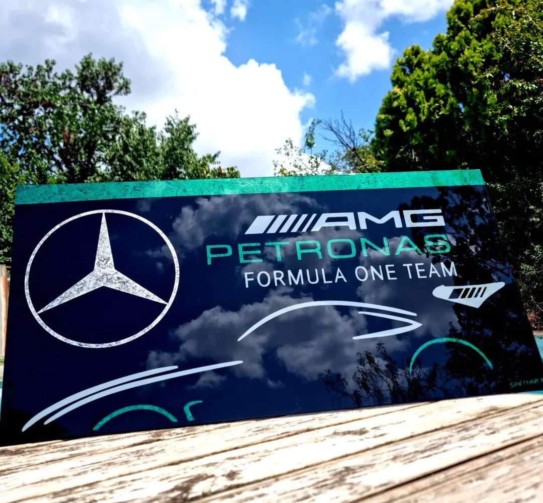 Plaque décorative MERCEDES PETRONAS