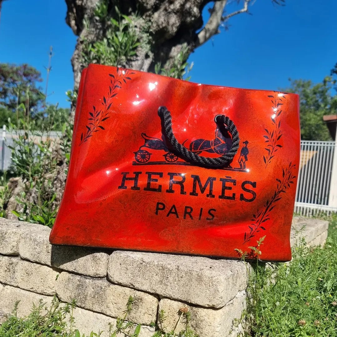 Sac Décoratif Hermes en resine