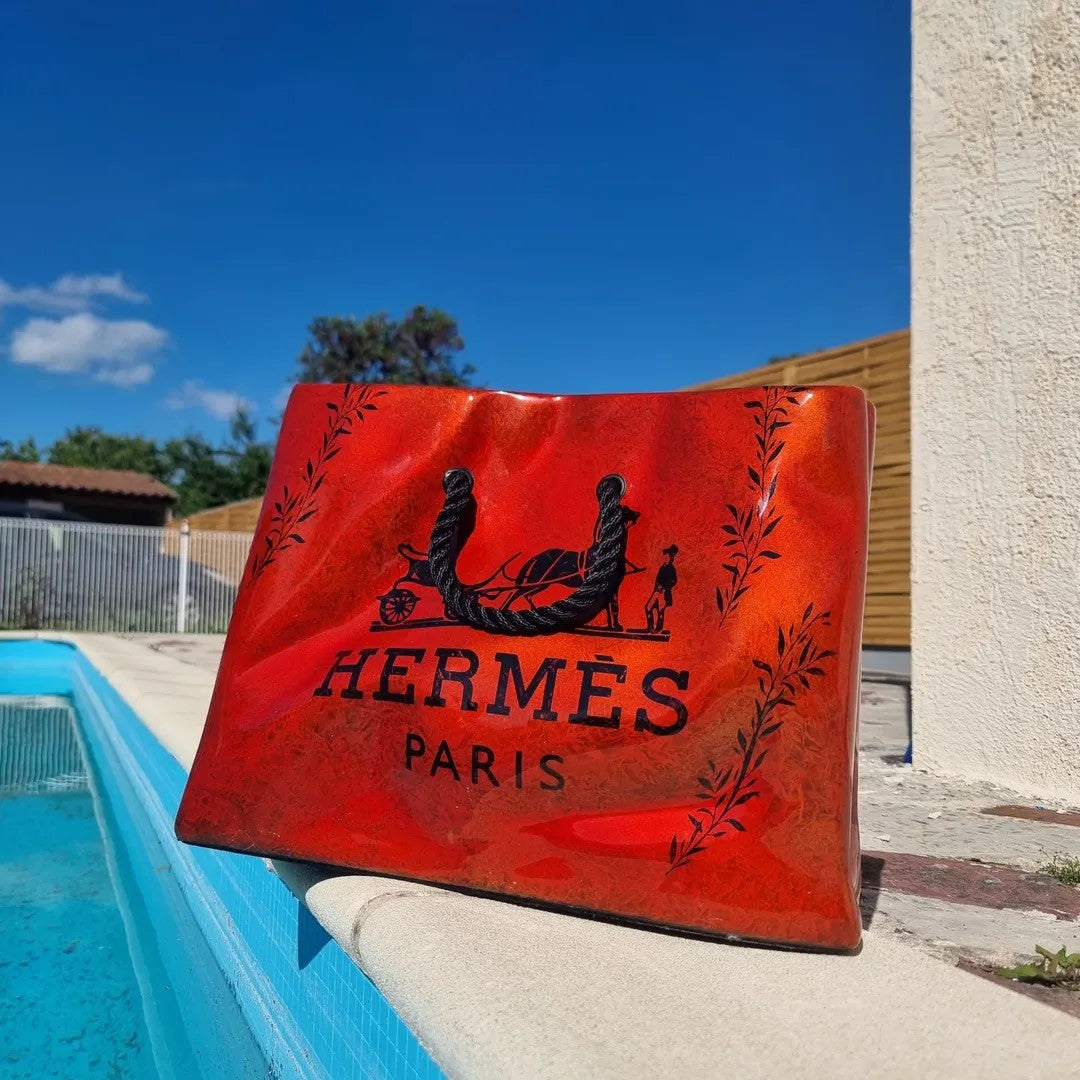 Sac Décoratif Hermes en resine